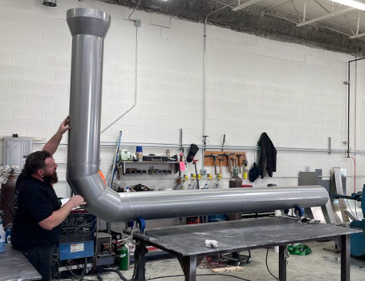 Welded stainless exhaust